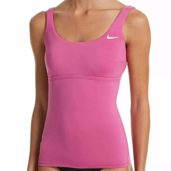 NIKE Swim Cosmic Fuchsia Tankini Swimsuit Top - Picture 1 of 5